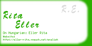 rita eller business card